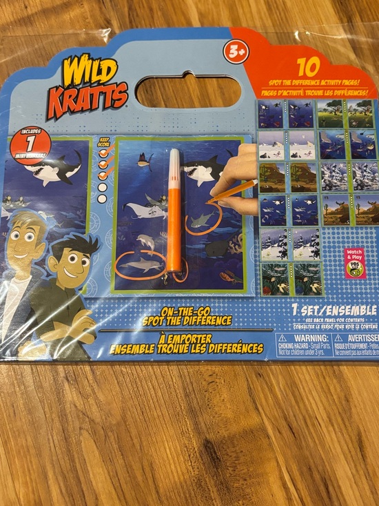 Other - Wild Kratts On-The-Go Spot the Difference Activity Set